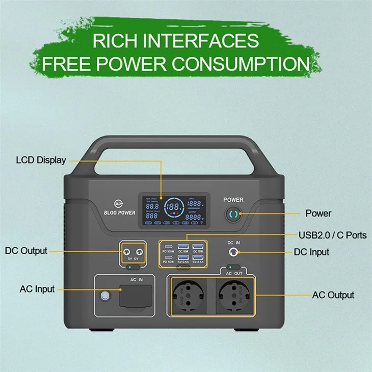 AC Input Output Battery